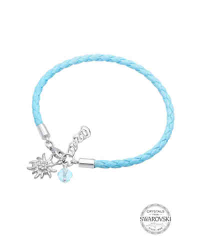 Armband Edelweiss Wiesn Swarovski® Kristalle 925 Silber 2