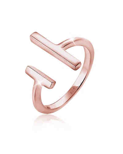 Elli Silber Ring Geo Stab Minimal Trend Blogger 925 Sterling