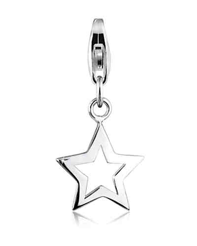 Charm Stern Astro Star Gestirne 925 Sterling Silber Kettenanhänger