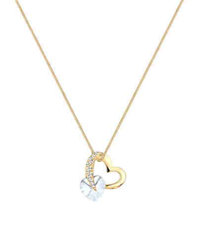 Halskette Herz Love Swarovski® Kristalle 925 Sterling Silber 2
