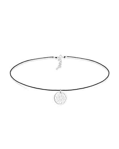 Halskette Choker Ornament Trend Band 925 Sterling Silber