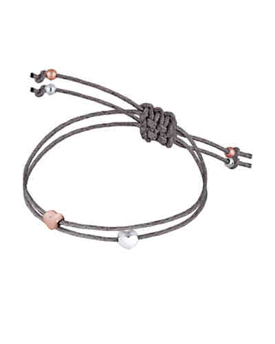 Armband Set Herz Liebe Bi-Color Freundschaft 925 Silber 2