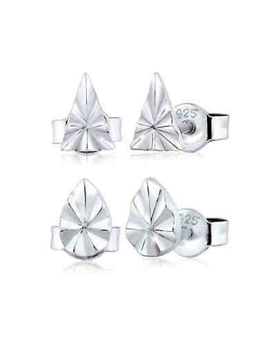 Elli Ohrringe Set Geo Tropfen Dreieck Trend 925 Sterling Silber