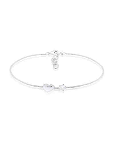 Armband Herz Sterne Astro Filigran 925 Sterling Silber