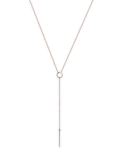 Halskette Y-Kette Geo Trend Minimal 925 Sterling Silber