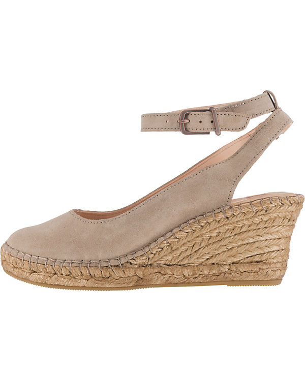 FRS0177 ESPADRILLE HEEL SUEDE Keilpumps