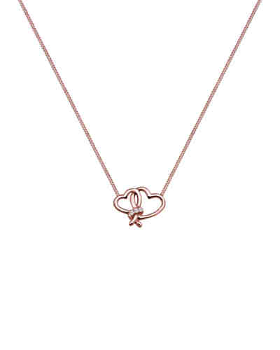 Halskette Herz Liebe Diamant (0.06 ct.) 925 Silber 2
