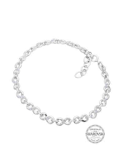 Armband Infinity Swarovski® Kristalle 925 Silber 2