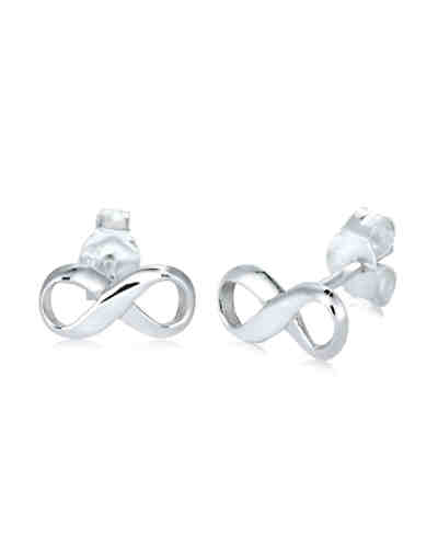 Ohrringe Infinity Unendlichkeit Symbol 925 Silber