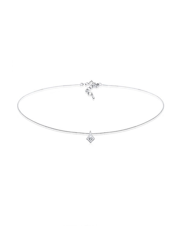 Halskette Astro Choker Swarovski® Kristalle 925 Silber