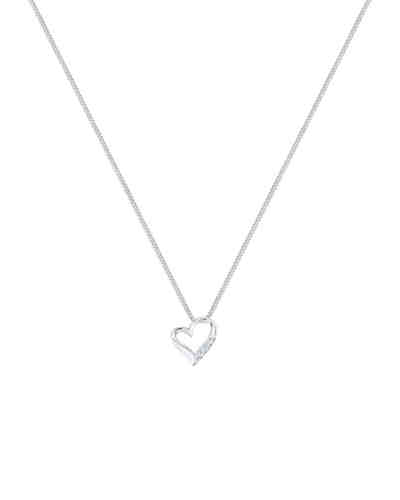 Halskette Herz Ewigkeit Diamant (0.06 ct.) 925 Silber 2