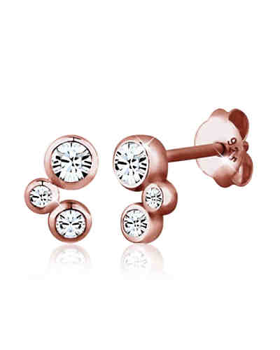 Ohrringe Basic Swarovski® Kristalle Filigran 925 Silber
