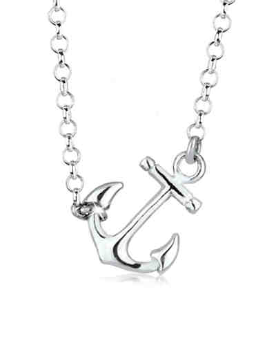 Halskette Anker Maritim Hanseatisch 925 Sterling Silber