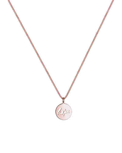 Halskette Wordings Hope-Schriftzug Münze 925 Sterling Silber 2