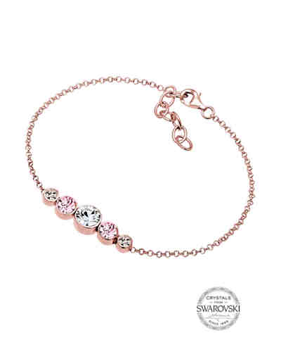 Armband Basic Swarovski® Kristalle 925 Sterling Silber 2