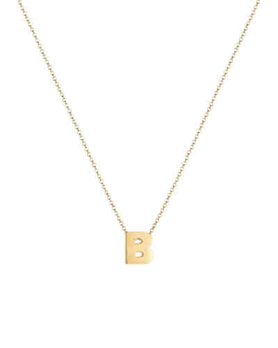 Halskette Buchstabe B Initialen Trend Minimal 925 Silber 2