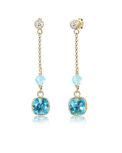 Ohrringe Hänger Swarovski® Kristalle 925 Sterling Silber