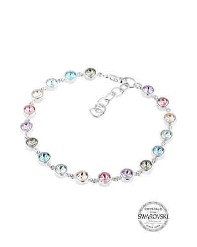 Armband Multi Swarovski® Kristalle 925 Sterling Silber 2