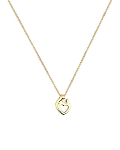 Halskette Mutter Kind Herz 925 Sterling Silber 2