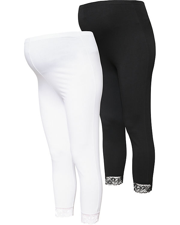 Umstandsleggings MLLACE Doppelpack