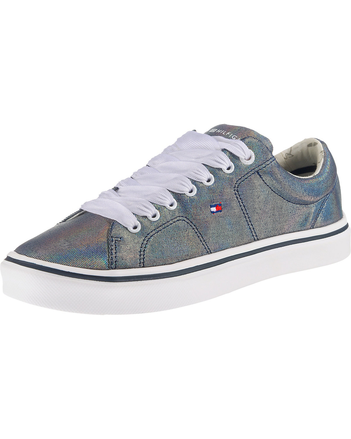 TOMMY HILFIGER, METALLIC LIGHT WEIGHT LACE UP Sneakers Low, blau TOMMY HILFIGER, METALLIC LIGHT WEIGHT LACE UP Sneakers Low, blau