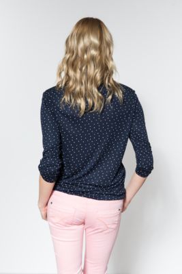 Comma Casual Identity, 3/4-Arm-Shirt, blau | ambellis