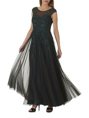 Vera schwarz Abendkleid Mont Vera Mont 5fnqOSn