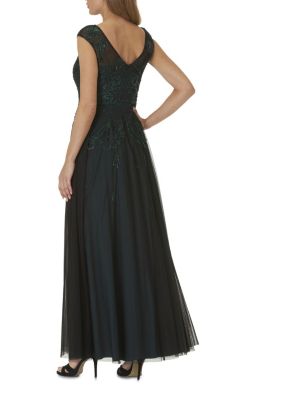 Vera schwarz Abendkleid Mont Vera Mont 5fnqOSn
