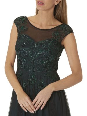 Vera schwarz Abendkleid Mont Vera Mont 5fnqOSn