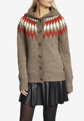 MERNA Strickjacke MERNA Khujo Strickjacke braun braun Khujo Khujo Strickjacke MERNA braun Strickjacke Khujo w1TtRR